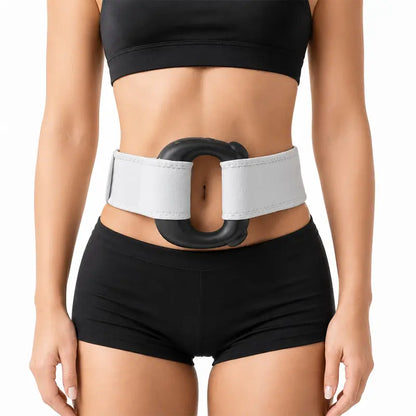 Turbo-Vibe Fascia Ring Compact Belt - Rechargeable Hands-Free Full Body Massage Device, 6 Speed Modes, Mini Size Ab Training Tool for Muscle Recovery & Deep Tissue Relief, Cool Gifts for Adults