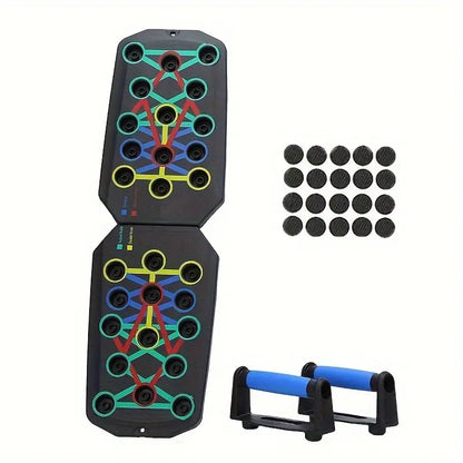 Multifunctional Push up Board with Push up Bars - Home Fitness Machine for Strength Training, Viral Workout Trend Item for Fitness Enthusiasts (Home Gym Chest/Shoulder Gains)