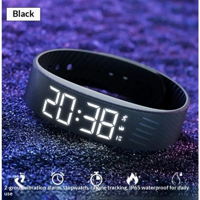 Unisex round Minimalist Multifunctional Electronic Watch - Alarm Clock, Pedometer, Timer, Luminous Hands, Comfortable Sporty Mini Useful Item for Students, Ideal Gift for Women, Adults & Adulting Occasions, Gifts for Women
