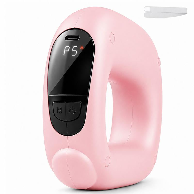 Turbo-Vibe Fascia Ring Compact Belt - Rechargeable Hands-Free Full Body Massage Device, 6 Speed Modes, Mini Size Ab Training Tool for Muscle Recovery & Deep Tissue Relief, Cool Gifts for Adults