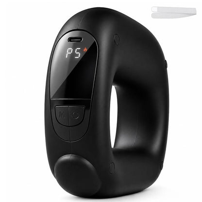 Turbo-Vibe Fascia Ring Compact Belt - Rechargeable Hands-Free Full Body Massage Device, 6 Speed Modes, Mini Size Ab Training Tool for Muscle Recovery & Deep Tissue Relief, Cool Gifts for Adults