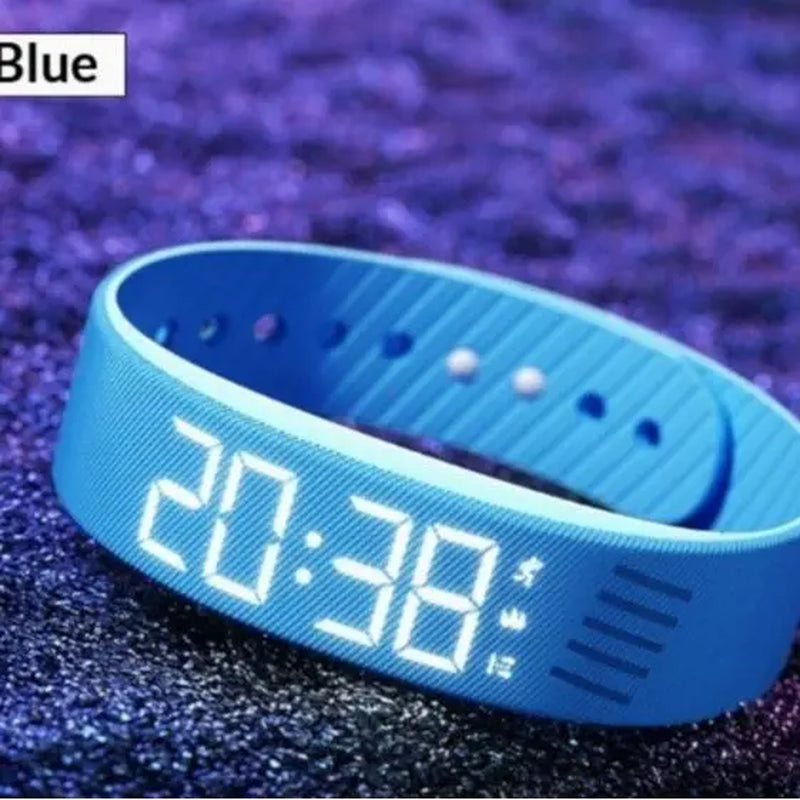 Unisex round Minimalist Multifunctional Electronic Watch - Alarm Clock, Pedometer, Timer, Luminous Hands, Comfortable Sporty Mini Useful Item for Students, Ideal Gift for Women, Adults & Adulting Occasions, Gifts for Women